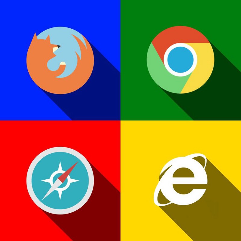 different browser icons